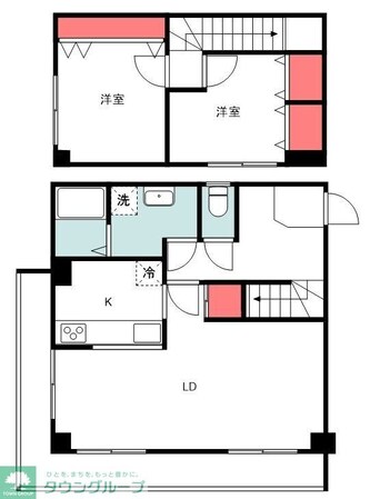 シティーハイム21の物件間取画像